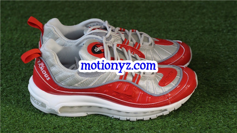 Nike Air Max 98 Supreme Red Silver